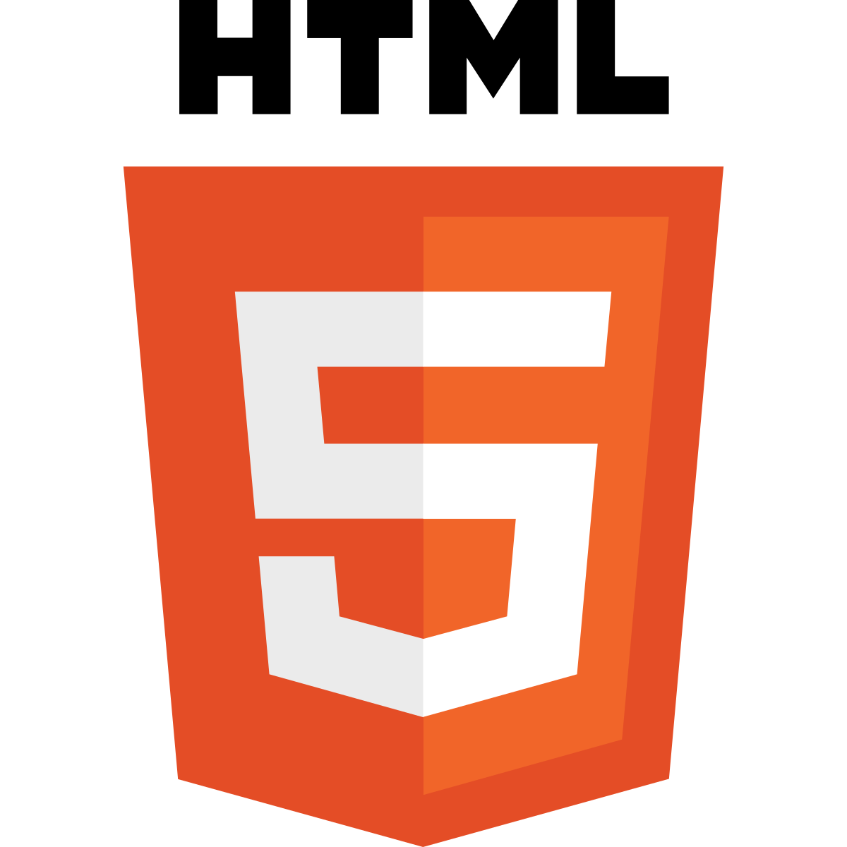 Logo de HTML5 - habilidad de Cesar Luis Rodríguez
